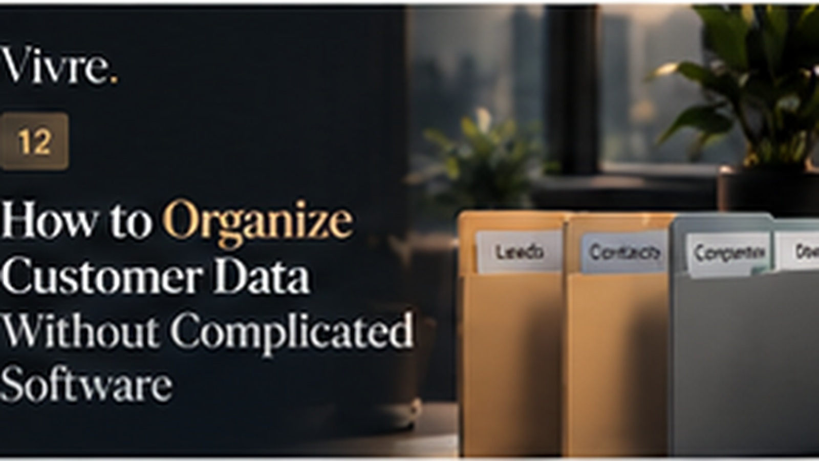 How to Organize Customer Data Without Complicated Software